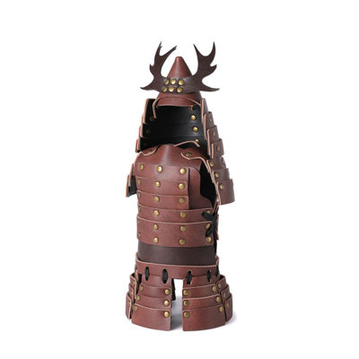 Warring States Samurais Wine Bottle Cover Elegant Halloween Decoration Mini Armors Wine Bottle Cover