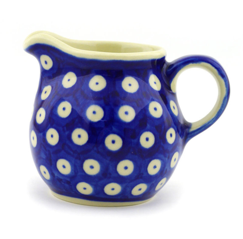 Pichet 8 oz blue avec peacock