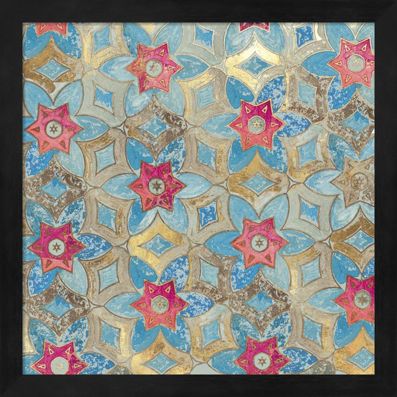 «Boho Tile I» par Aimee Wilson, art mural encadré