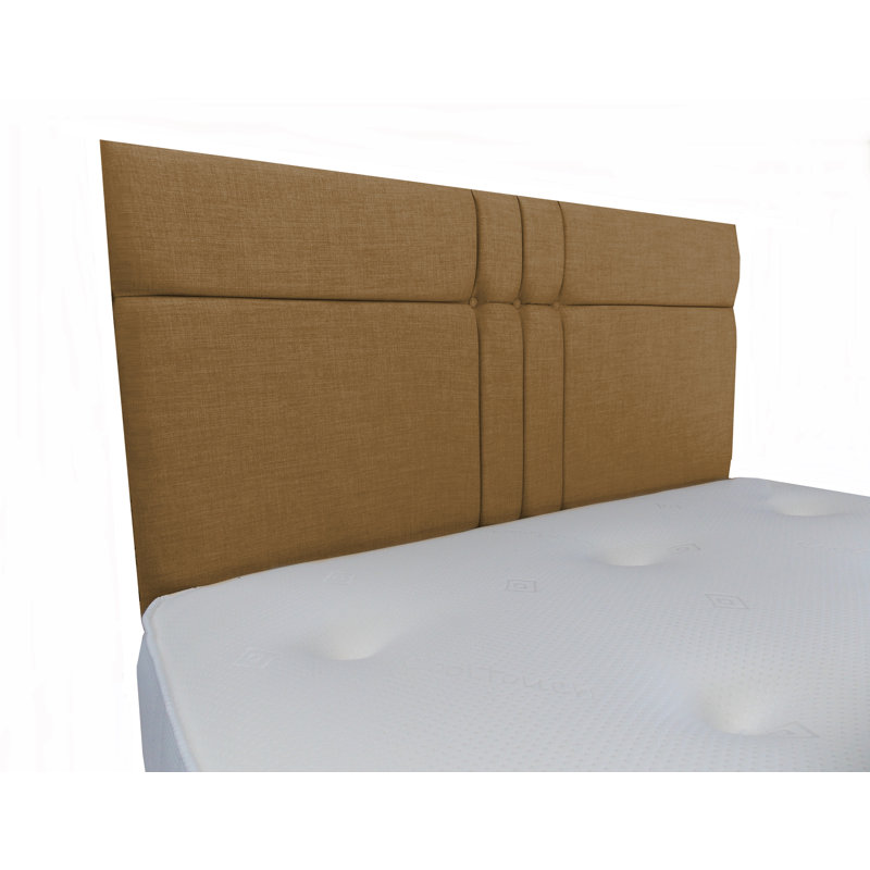 Upholstered Headboard, Small Single (2'6), Plush Velvet, Beige