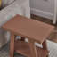Table de chevet avec tablette en bois Athens-509026994