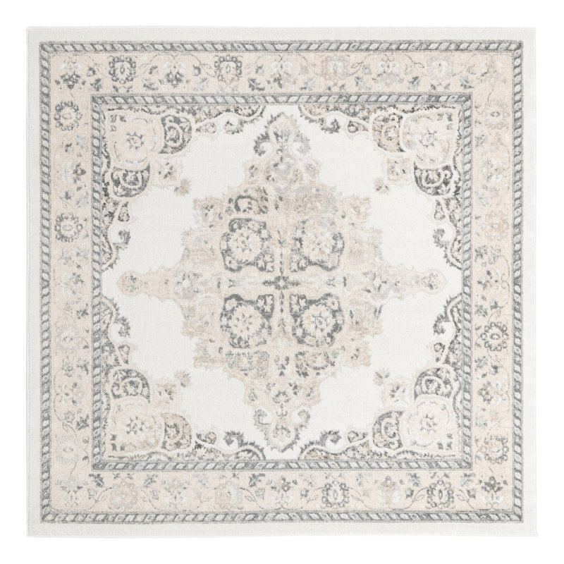 Anjelita Oriental Indoor Rug, Square 7'10"