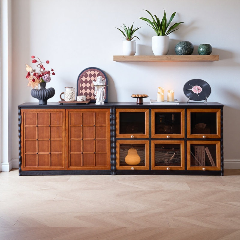Meuble télé brun clair French Luxury