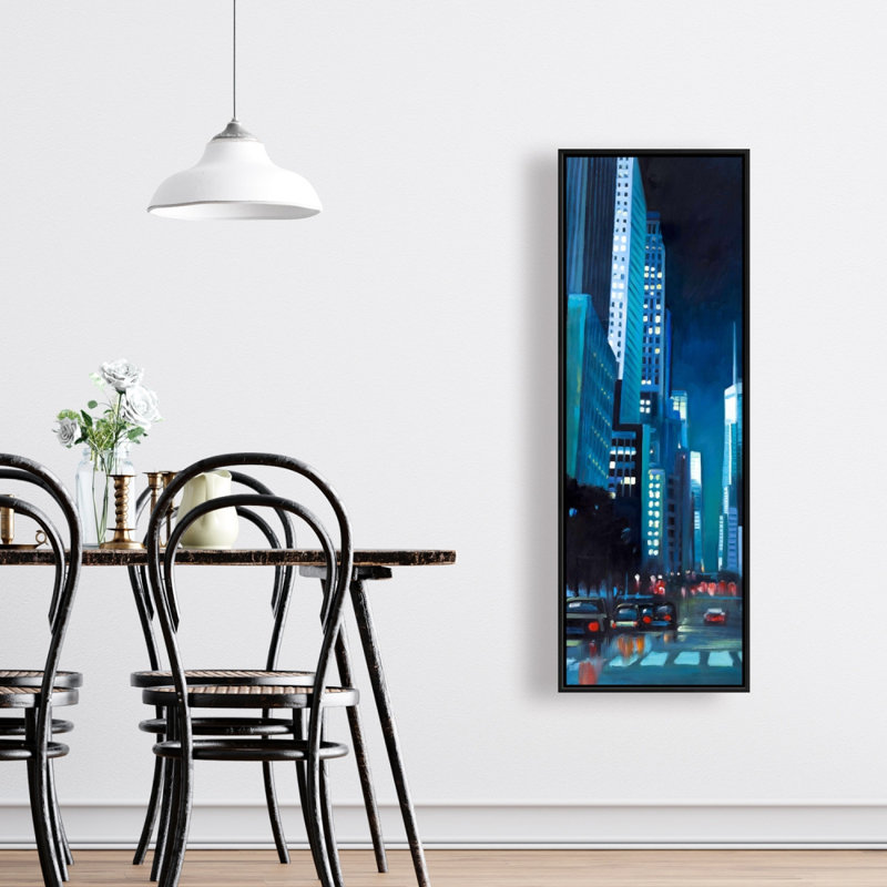 «Evening In Manhattan, New-york» sur toile