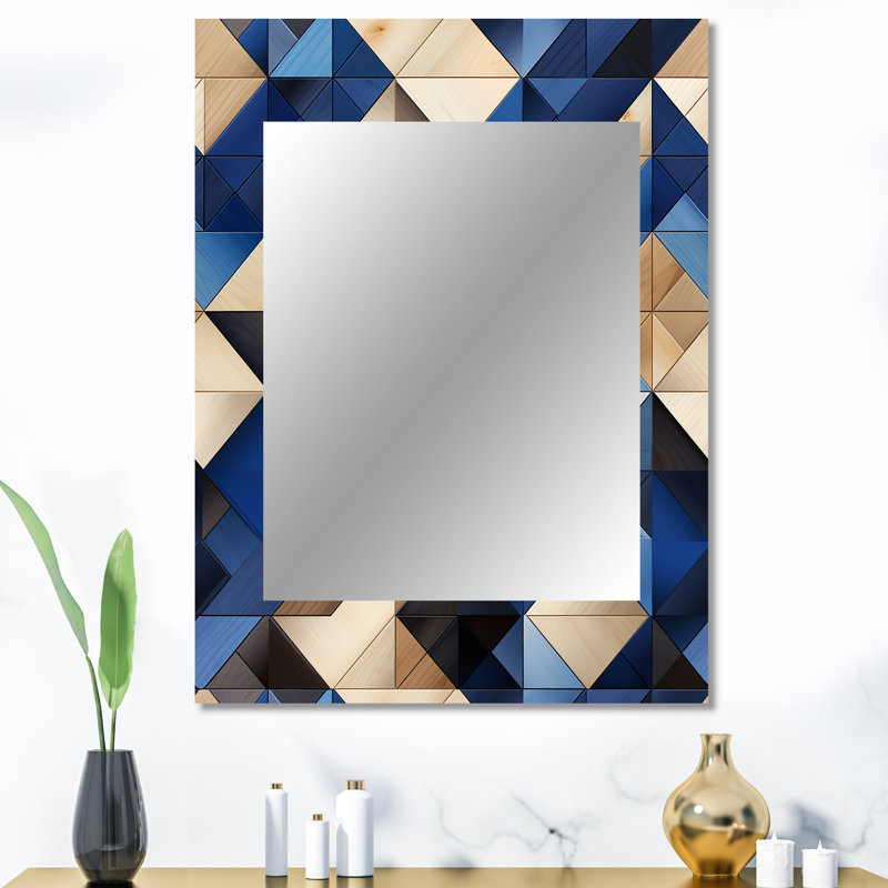 Zanzibar - Modern Wall Mirror, 40 po x 30 po