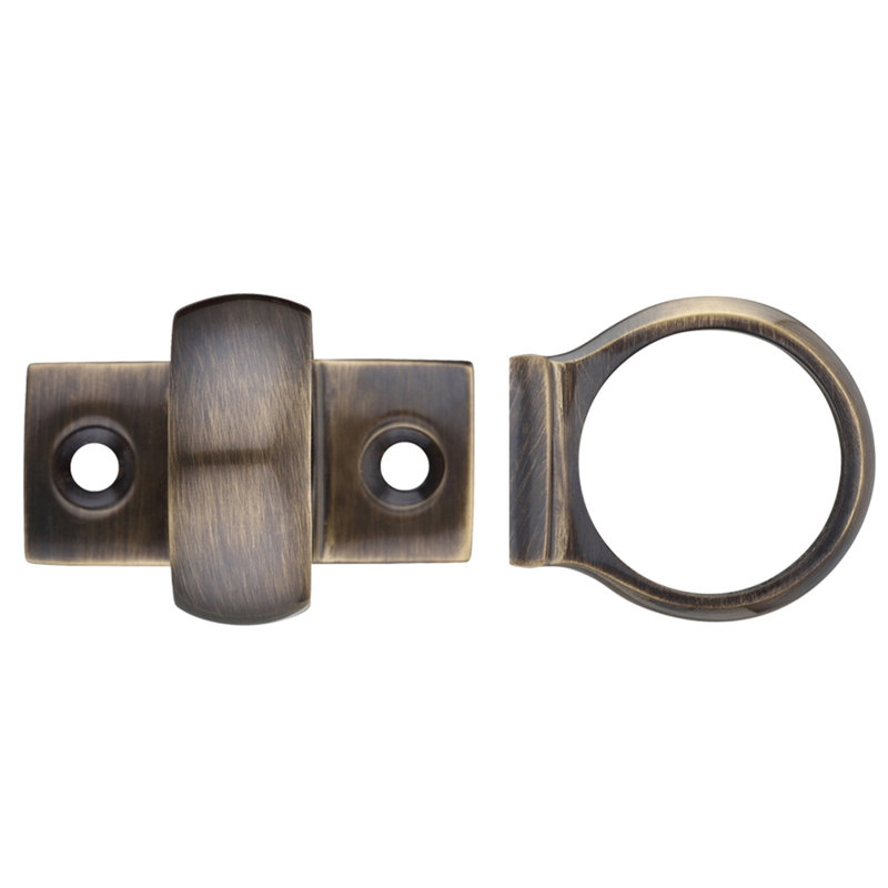 Window Sash Ring, Florentine Bronze