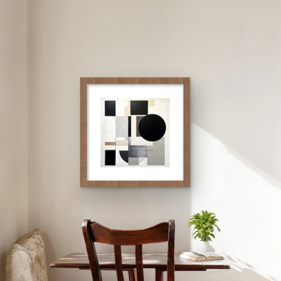 No subject - Brown Office Framed Matted Print | Home Decor