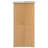 Garden Shed Light Brown Galvanized Steel 75.6 x 42.5 x 87.8 in Outdoor Storage Shed-123203431-123203428