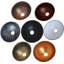10cm H Metal Lamp Shade in Brushed Silver