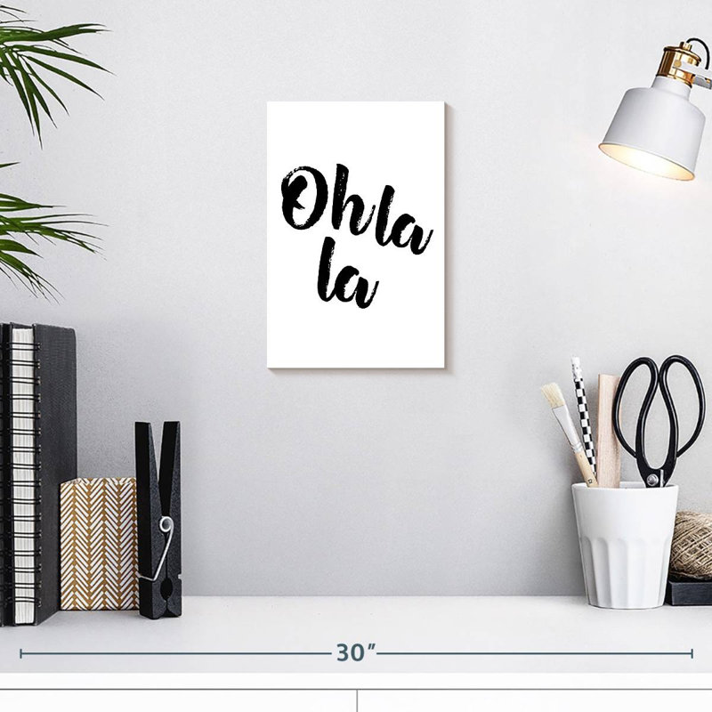 Oh La La, 12" H x 8" W