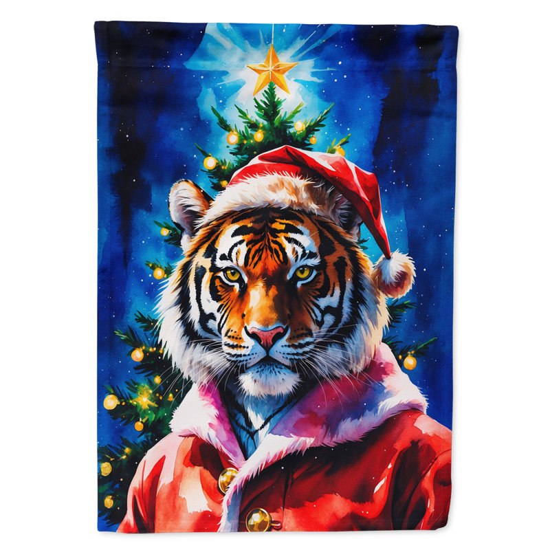 Drapeau de jardin de Noël, Tigre