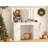Vanity Desk with Mirror and Lights Makeup Vanity with 15 Drawers, 12 LED Bulbs and  3 Color Brightness Adjustable, Vanity  Table for Bedroom, White-981940216