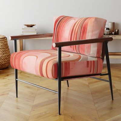 Chaise d'appoint abstraite Art Deco