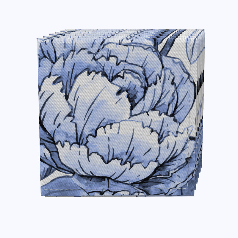 Cotton Floral Square Napkin