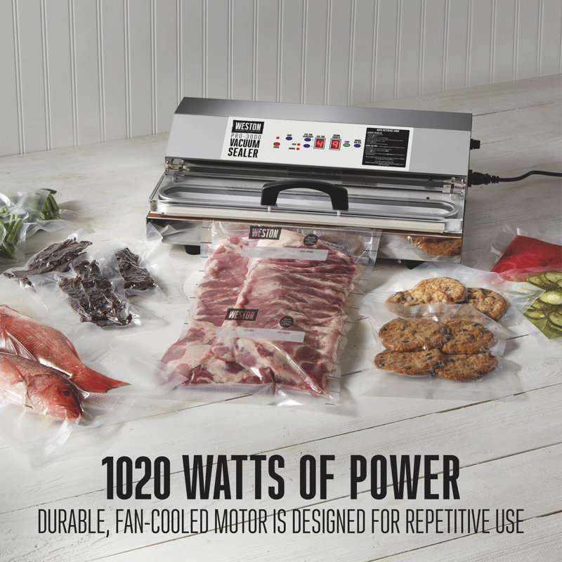 Weston® Pro-3000 Programmable 15" Stainless Steel Vacuum Sealer