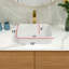 Lavabo de salle de bain rectangulaire moderne en céramique 19 "X 15"