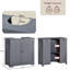Milano 60cm Wall Mounted Single Bathroom Vanity Base Only-101287764
