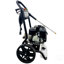 Nettoyeur haute pression à gaz 3500PSI, nettoyeur haute pression alimenté au gaz 2,5 GPM avec moteur RATO 212CC, buses réglables 5PCS, réservoir de savon à bord, pistolet et baguette, utilisation multiple. Couleur noire
