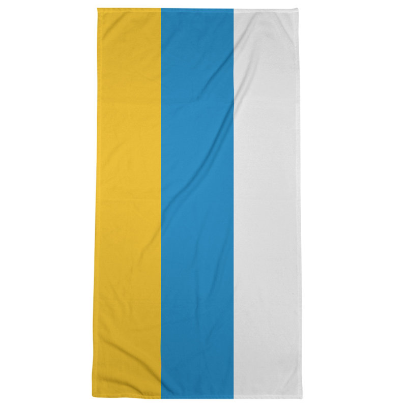 Microfiber Bath Towel, Tennessee Red Football Gold/Blue/White