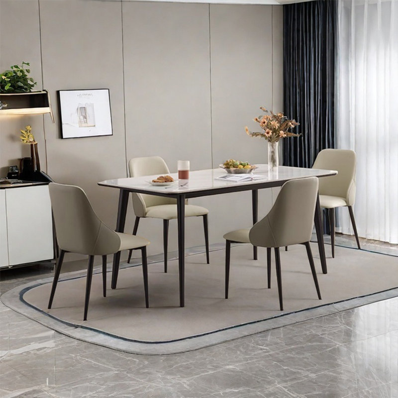 Ensembles de table de salle à manger simple et luxueux, H 29,72 po x L 62,99 po x l 31,49 po