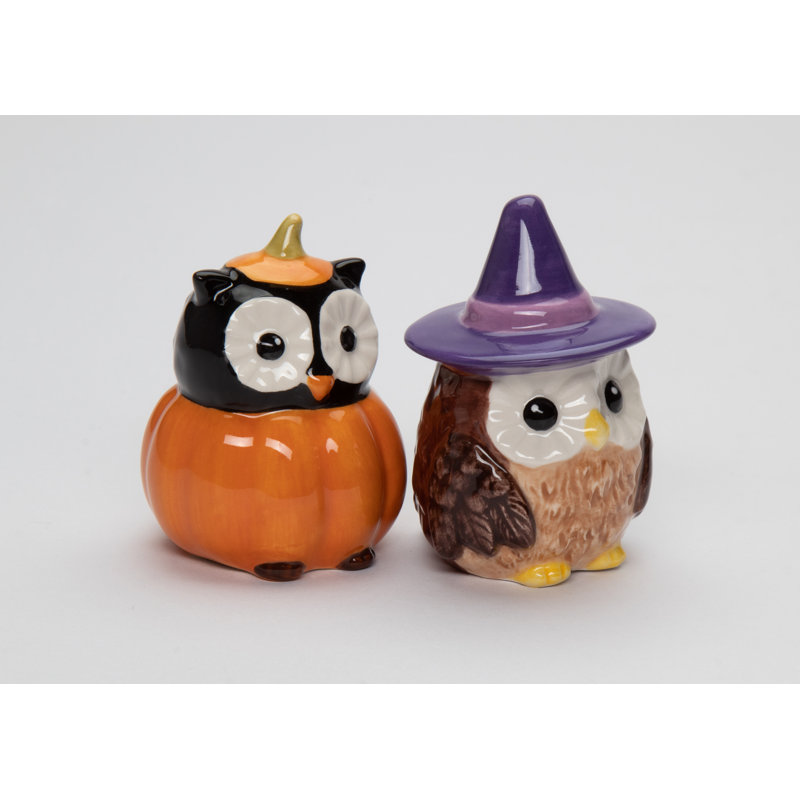 Ensemble de salière et poivrière Owl Dress Up