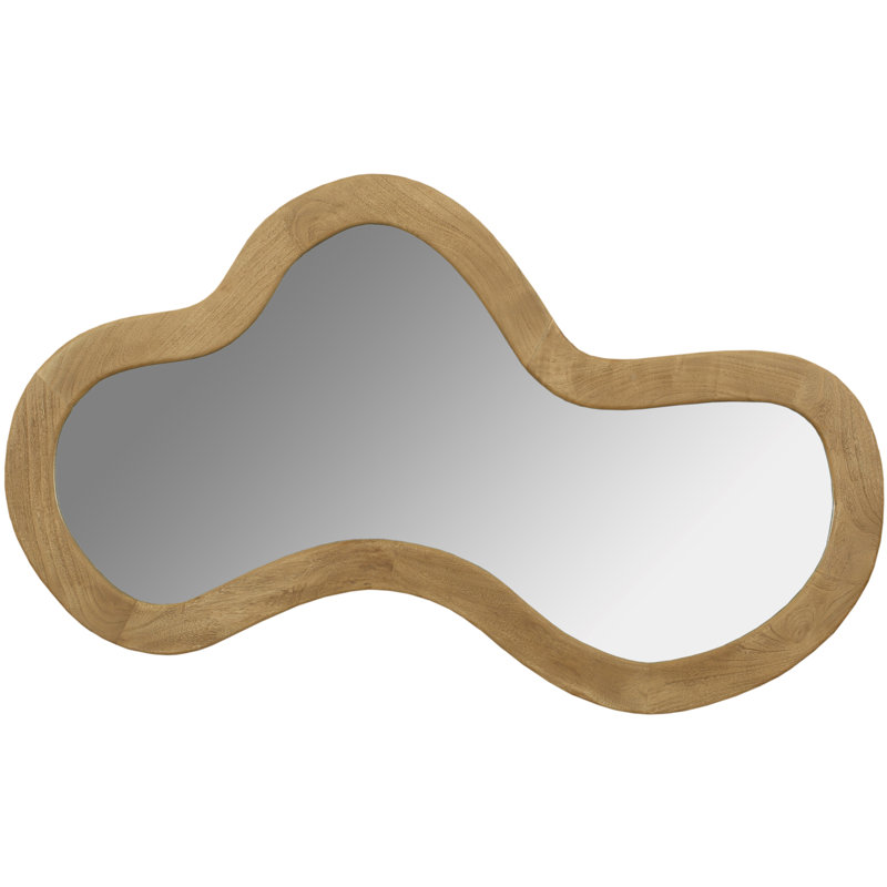 Miroir d'appoint Oblique, 48 po x 28 po, Chêne