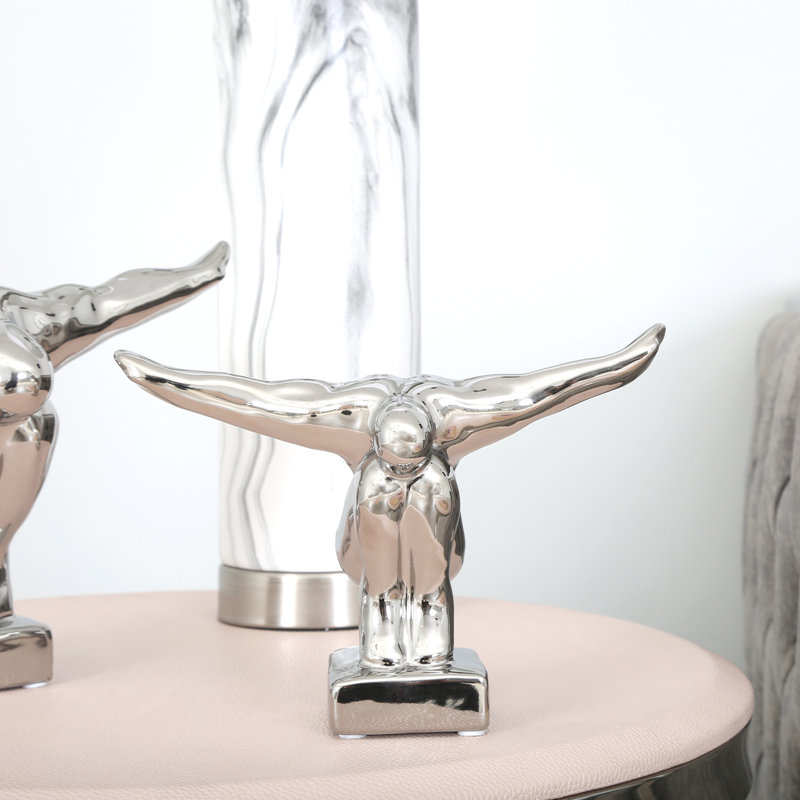 The Dive Cauley Sculpture, 14.5cm H x 20.5cm H x 9cm D