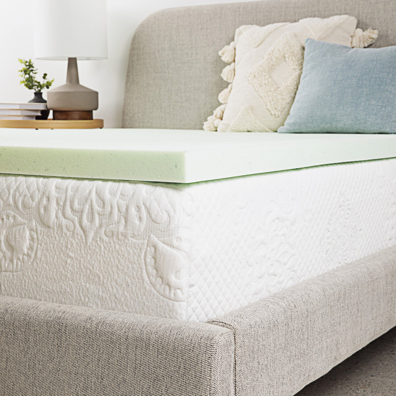 Cool Gel Memory Foam Mattress Topper, Twin, 3"