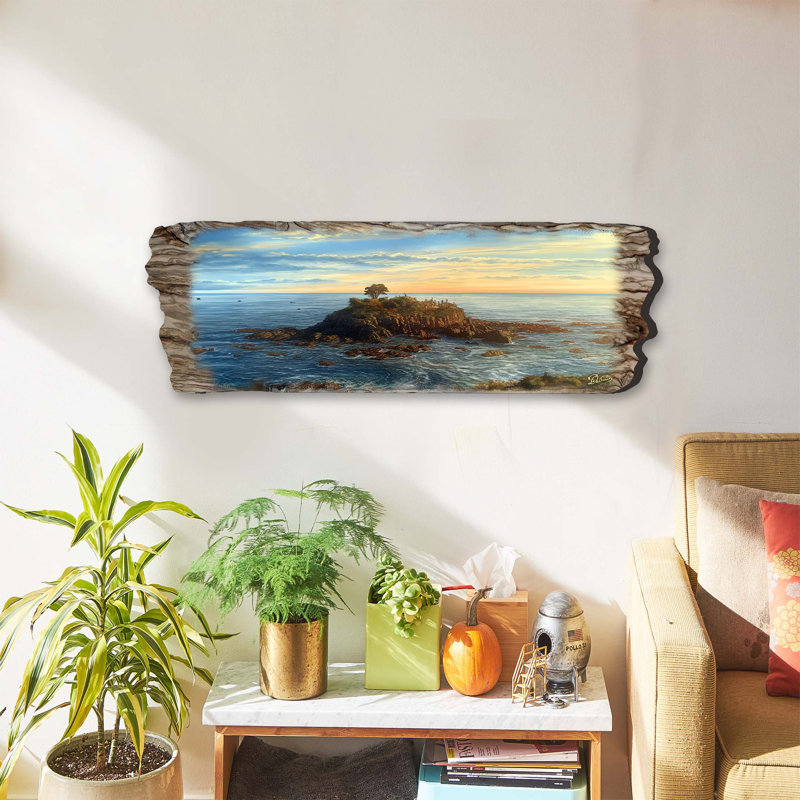 «Ocean View On Wood» par G. DeBrekht, reproduction