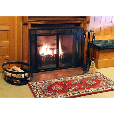 Alashia Iron Fireplace Screen