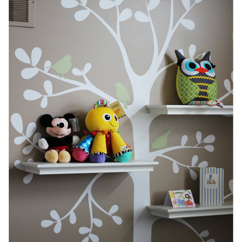 Non-Wall Damaging Accent, White/Green