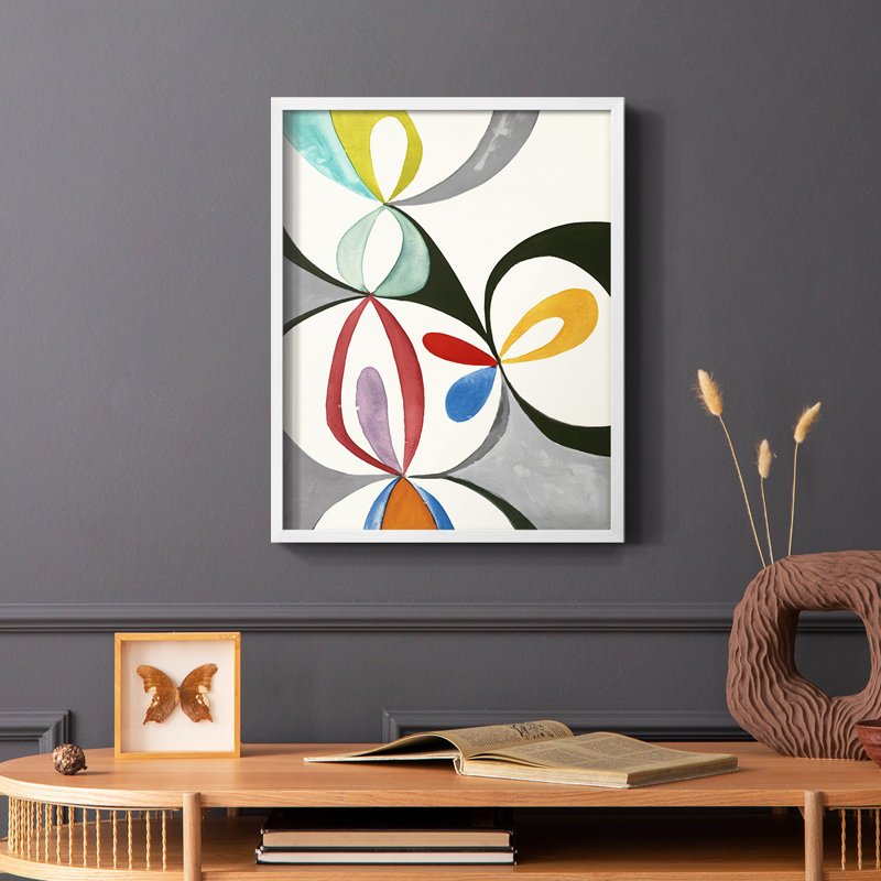 Magic Tricks III, reproduction encadrée - bois massif, Blanc, H 14 po x l 11 po