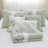 6 Piece Cotton Percale Quilt Set With Throw Pillows