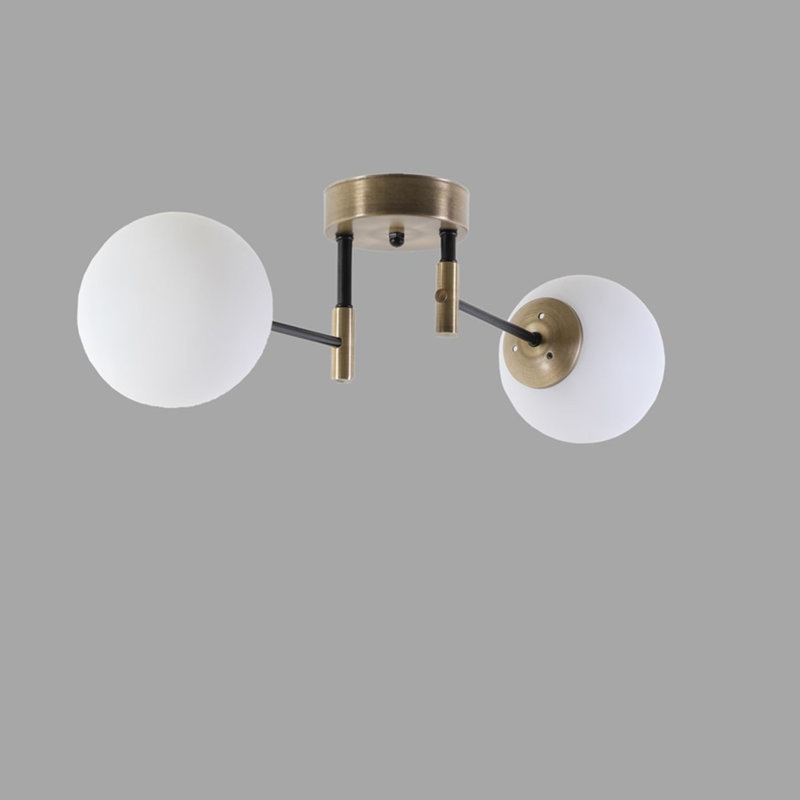 Lustre scandinave élégant, 27,6 po x 7,9 po x 15,7 po | Fabrication 100% métal avec peinture séchée au four et revêtement en culbutage | Douille E27, 40 W maximum | Finition blanche moderne pour le décor du salon et de la salle à manger
