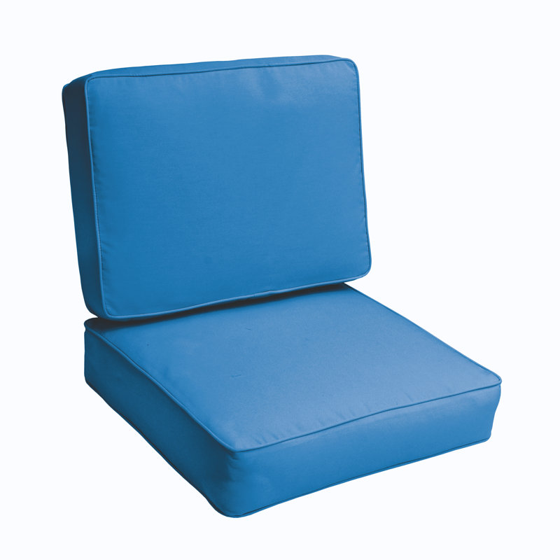 Coussin intérieur / extérieur, Bleu, 23,5 po x 23,5 po