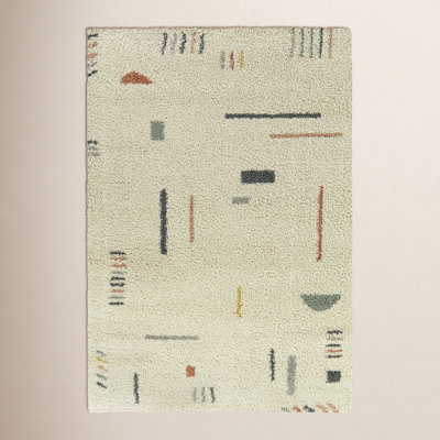 Morin Geometric Shag Rug