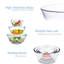 Ensemble de bols à mélanger en verre avec couvercles en verre (4,5 pte, 2,7 pte, 1,1 pte), grands bols à salade, bols à mélanger en verre permettant d'économiser de l'espace pour la cuisson, la cuisson, la préparation et la vaisselle