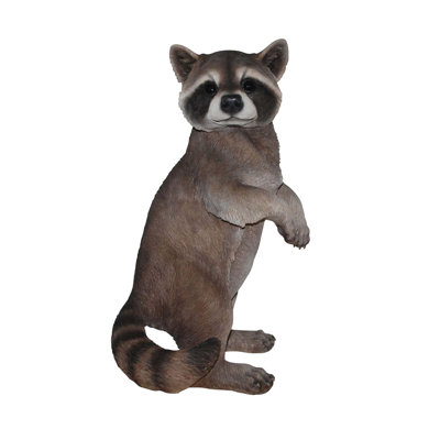 Standing Raccoon Figurine