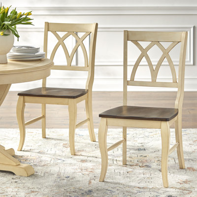Chaise d'appoint en bois massif Akarsh