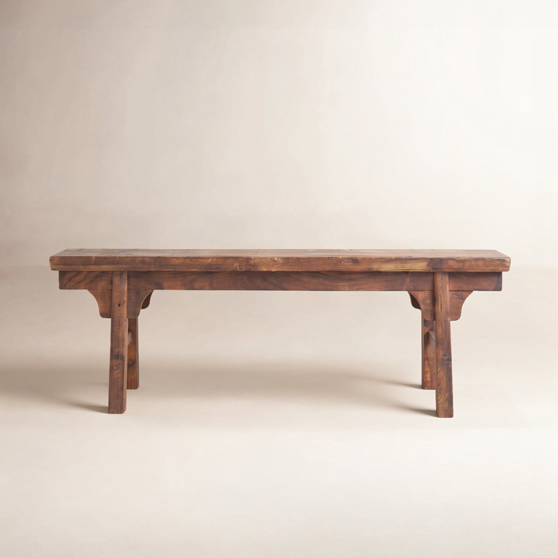 Peasant Solid Wood Dining Bench