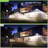2 - Head LED Solar Powered Outdoor Security Flood Light with Motion Sensor
