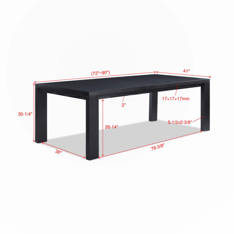 Evynn 6 - Person Four Leg Dining Set