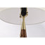 Ensemble de lampe de table en laiton / noyer 22,6 po Kirkby