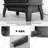 18" 3D  Flame Electric Infrared Quartz Fireplace Stove With Remote Control-1330907083
