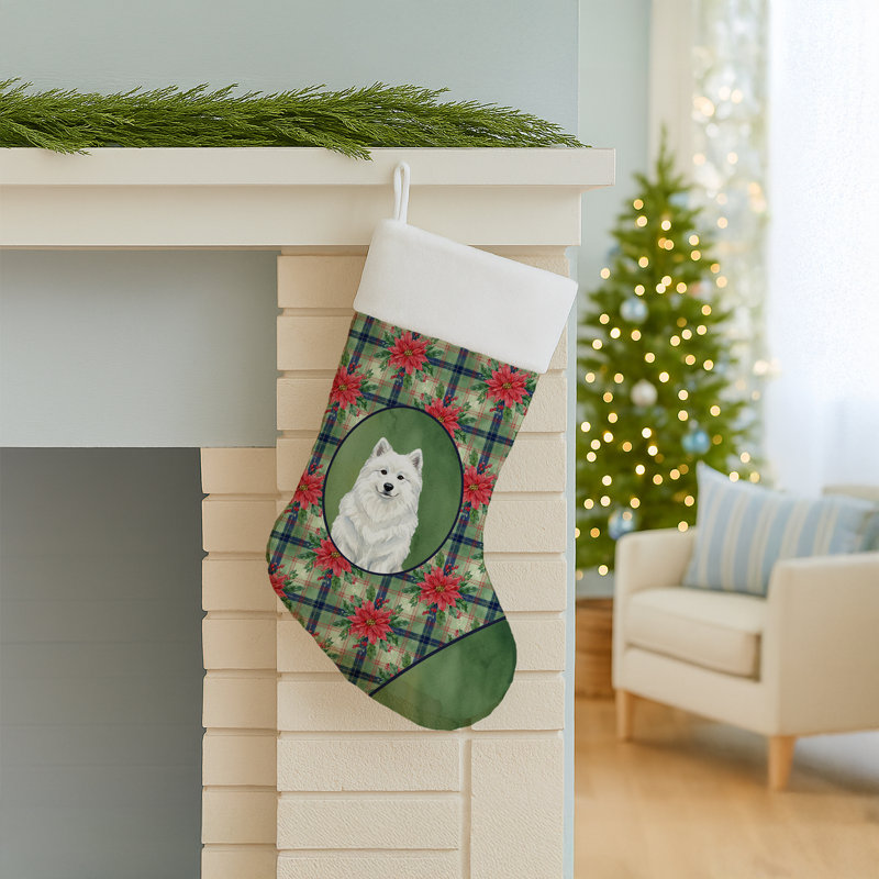 Chaussette de Noël blanche