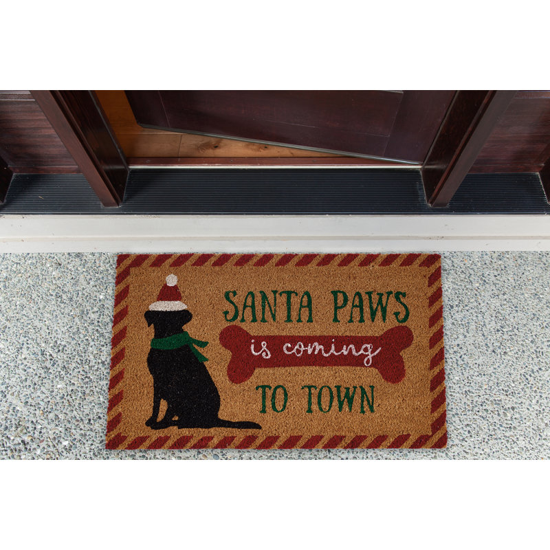 Vess Non-Slip Christmas Outdoor Doormat