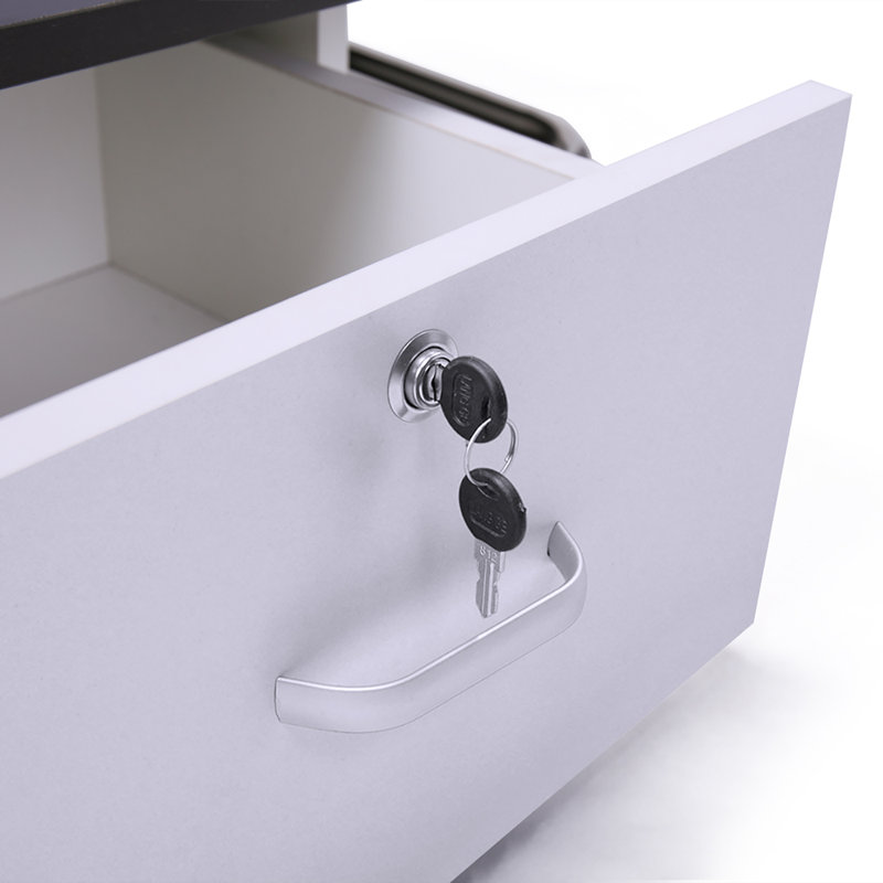 Barber Station1 Bathroom Cabinet, Black/White