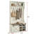 Wigston 42" W Hall Tree with Bench and Shoe Storage-759447828
