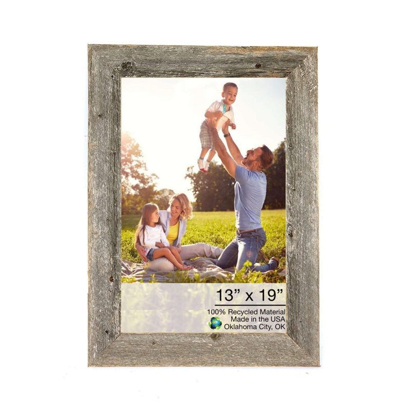 Cadre photo naturel naturel, 13 po x 19 po