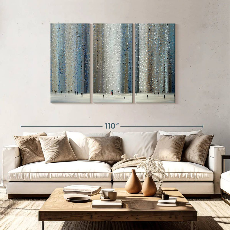 Avery Love Rain, 48" H x 74" W